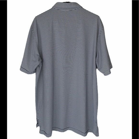 PETER MILLAR Men’s Large Polo Shirt Striped - Picture 2 of 12